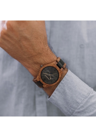 Woodwatch Ww-g-lo Lunar Orbit Ahşap Erkek Kol Saati 47 Mm