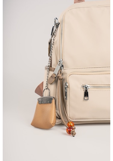 Ççs Kadın Sırt Çantası Ccs18026 Bej Bej