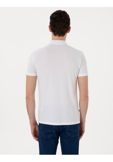 Pierre Cardin Erkek Beyaz Tişört 50307929-vr013 Beyaz