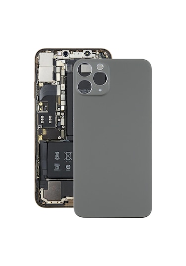Apple Uyumlu iPhone 12 Pro Max İçin Pil Arka Kapağı Grafit Grafit