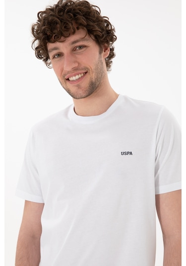 U.S. Polo Assn. Erkek Regular Fit Bisiklet Yaka Beyaz Basic Tişört 50305928-VR013 U.S. Polo Assn. Erkek Regular Fit Bisiklet Yaka Beyaz Basic Tişört 50305928-VR013