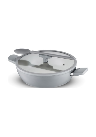 Emsan Swiss Cyrstal Rs Karnıyarık Tenceresi Gri 26 Cm Gri