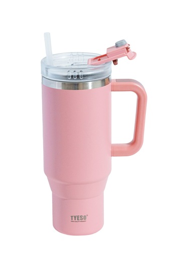 Tyeso Qq Termos Sızdırmaz Pipetli Çift Duvarlı Vakumlu 900ml TS-8866P