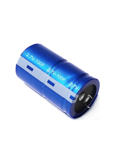 2.7v 100f Süper Kapasitör 22x45mm