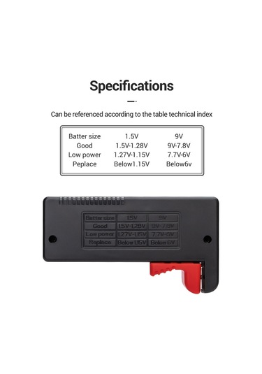 Jeemson Aneng Bt-168 Pro Akü Test Cihazı, Sayısal Göstergeli Pil Seviyesi Ve Kapasite Ölçer 1.2-4.8v