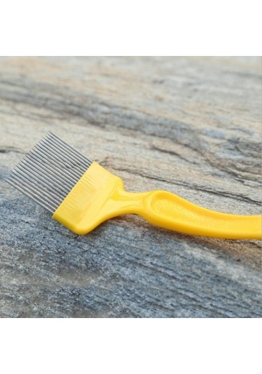 Pazly Suntek Sarı Saplı Plastik Paslanmaz Kapak Dişler Çelik 21pins At