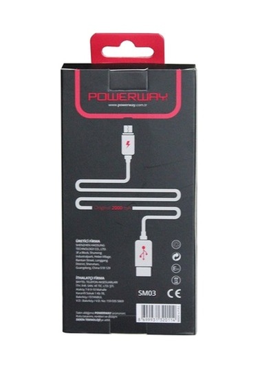 Powerway SM03 1 M Micro USB Hızlı Şarj Kablosu