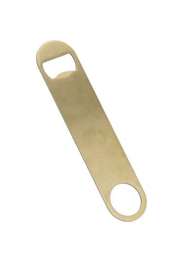 Ximistore9 304 Paslanmaz Çelik Kalın Kenar Açıcı, Kolay Kullanimlı Bira Kapağı Açıcı, Dayanıklı Bardaq Tipi Açıcı Altın