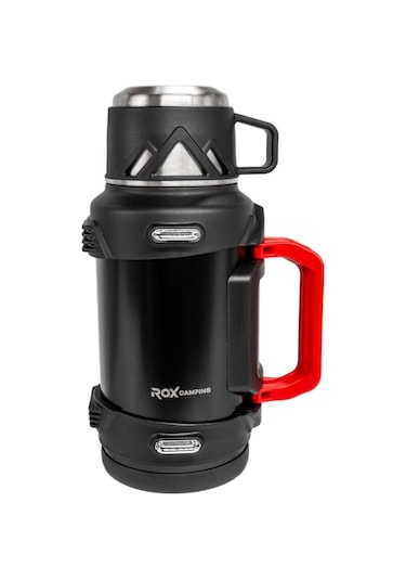 Rox Camping 1500 Kamp Termos 1.5 Lt Siyah