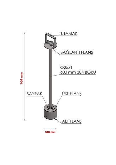 Çek Bırak El Mıknatısı - Saplı Neodyum Mıknatıslı