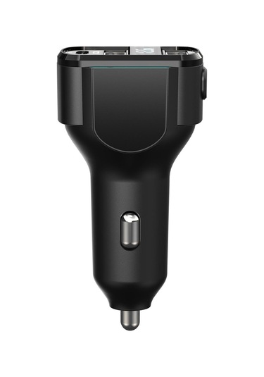 Hytech Hy-xcb50 Usb 5v 3.1a Led Ekran Usb Siyah 3 İn 1 Şarj Kablolu Bluetooth Fm Transmitter