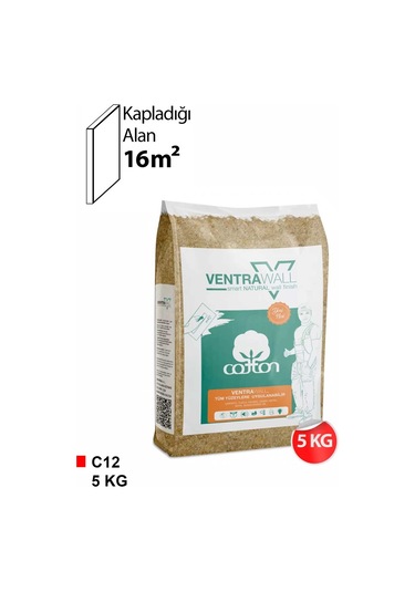 Ventrawall - Krem Duvar Boyası Ve Pamuk Sıva - C12 - 5 Kg