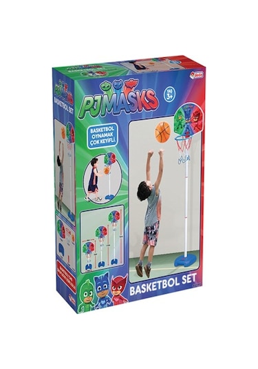 Dede Pj Masks Büyük Ayaklı Basketbol Set Dede-03403