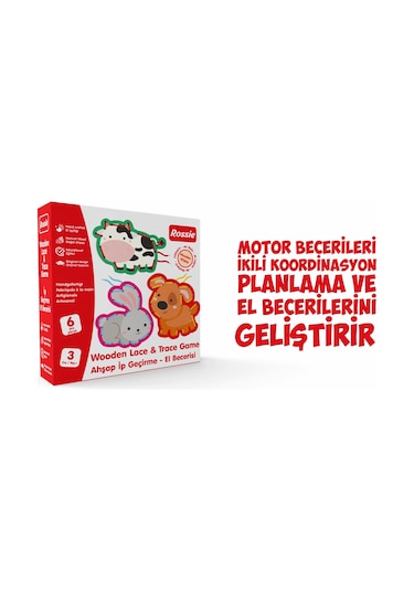 Rossie Ahşap İp Geçirme El Becerisi Oyunu - Seri 2