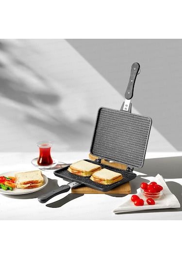 Nehir Alüminyum Döküm Lüks Tost Tavası