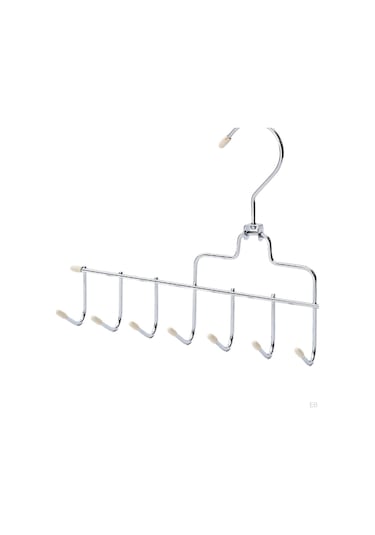 Bej Kemer Askısı Organizatör Eşarp Organizatörleri Dolap Organizasyon Askıları Depolama Rafı Yerden Tasarruf Bej