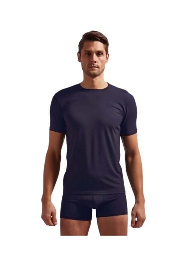 Josejuan Erkek Fanila Exclusive Yuvarlak Yaka Modal Likralı Suprem 54211-lacivert Lacivert