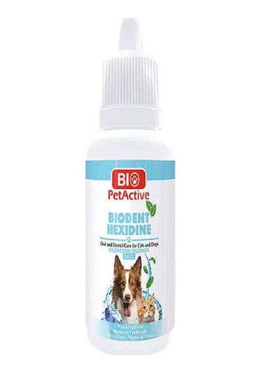 Bio Petactive Biodent Hexidine Köpek Diş Bakımı Ağız Kokusu Giderici 50 ML