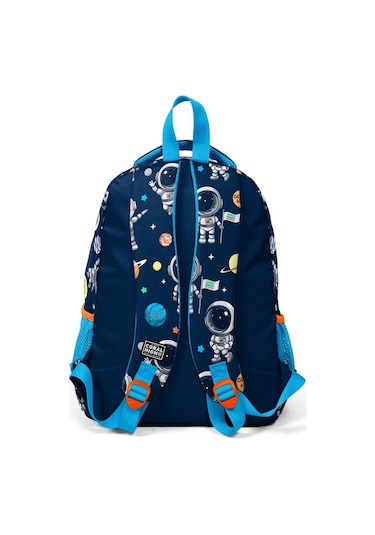 Coral High Kids Lacivert Mavi Astronot Desenli 3 Lü Okul Çanta Seti Set0123486