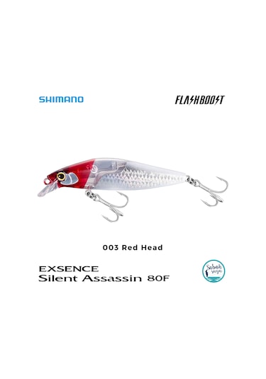 Shimano Silent Assassin Flash Boost 80f 8cm 10gr 003 Red Head