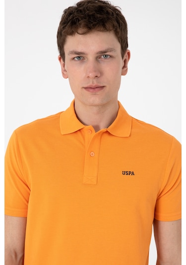 U.S. Polo Assn. Erkek Regular Fit Polo Yaka Turuncu Basic Tişört 50306007-VR051 U.S. Polo Assn. Erkek Regular Fit Polo Yaka Turuncu Basic Tişört 50306007-VR051