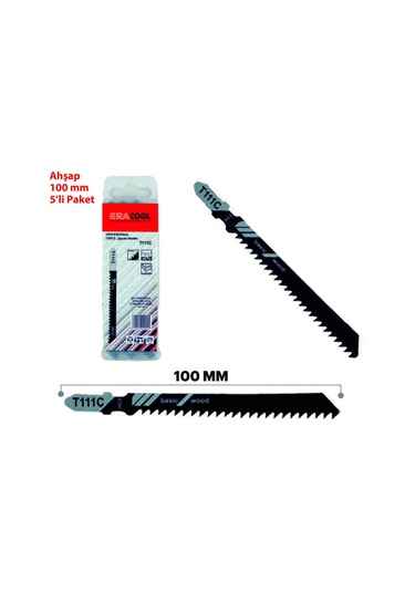 Eratool T111C Era51865 Ahşap Dekupaj Testere Bıçağı 5'li