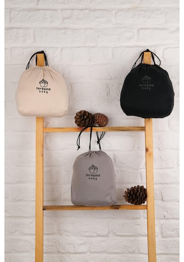 Sırt Destekli Ayarlanabilen Sling, Taşıma Şalı, Ana Kucağı Siyah