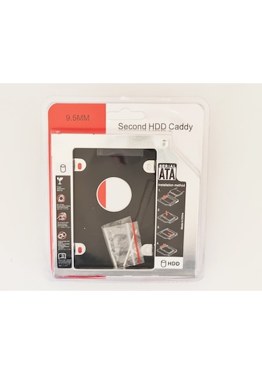 Hdd Ssd Kızak Caddy 9.5Mm Harddisk Bağlama Aparatı