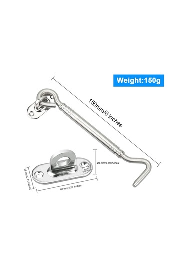 Pencereler İçin Antik Paslanmaz Çelik Emniyet Kapısı - Pcs Modeli B