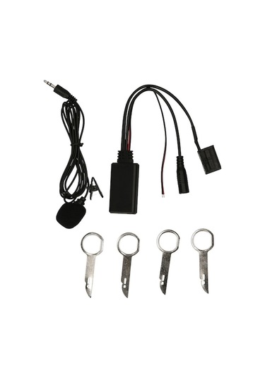 Ford 6000cd İçin Bt 5.0 Aux Ses Adaptörü -免提 Mikrofonlu, 2005+ Focus/mondeo/fiesta Uyumlu Değiştirme Kit