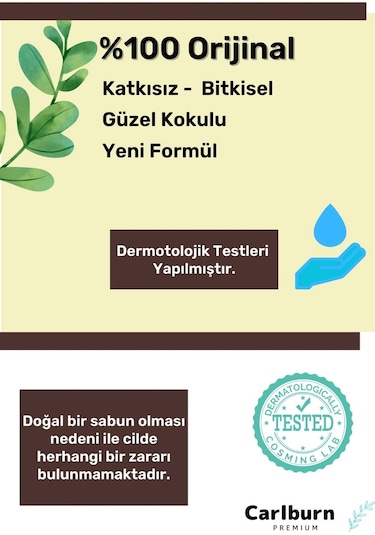 100% Doğal Güzel Kokulu El Yüz Saç Vücut Cilt Onaran Kolajen Etkili Amber Bitkisel Sabun 2 Adet