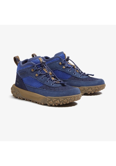 Timberland Low Lace-up Çocuk Mavi Bot Tb0a6bfea4b1 Mavi