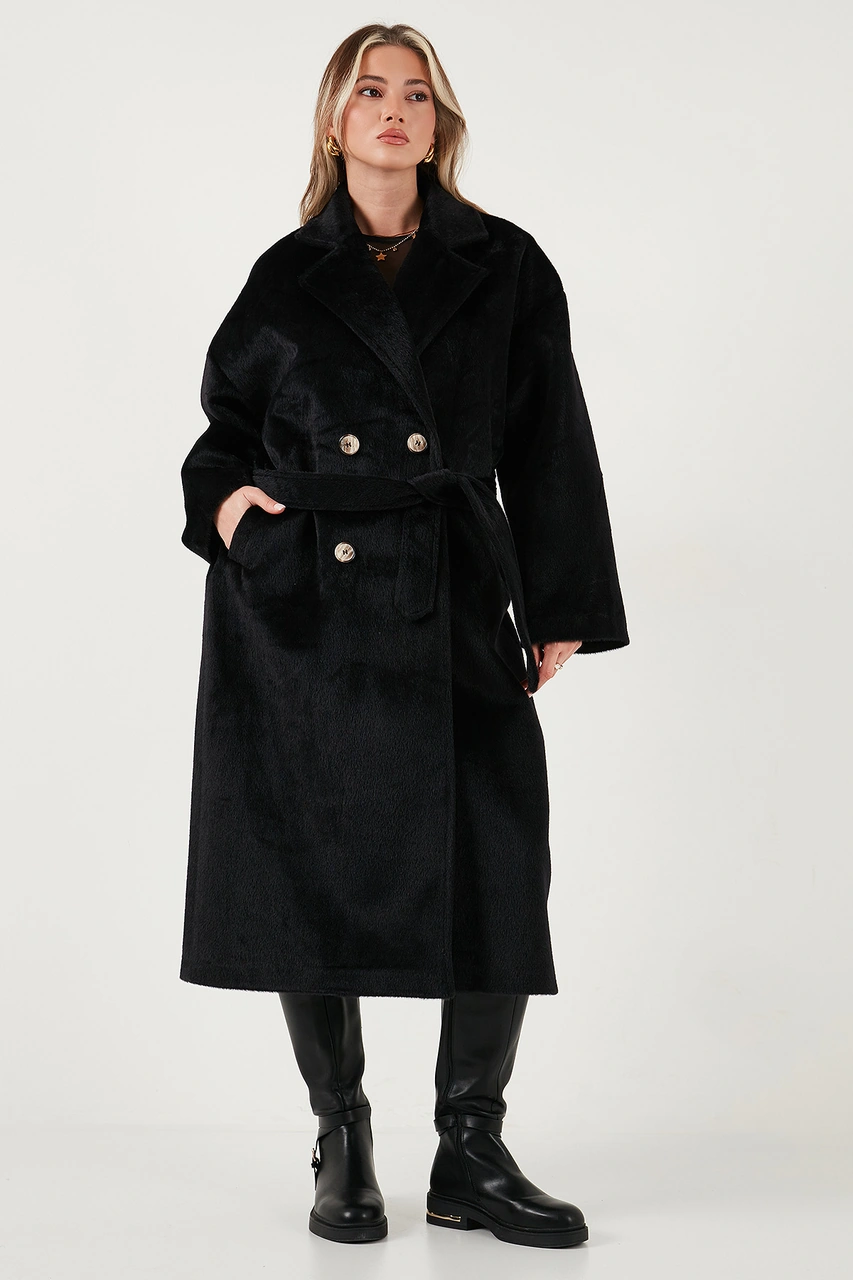 Lela Bayan Trençkot 6839610 Siyah Siyah