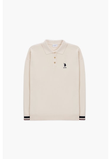 U.S. Polo Assn. U.s. Polo Assn. Kadın Krem Kazak /triko 50314707-vr071