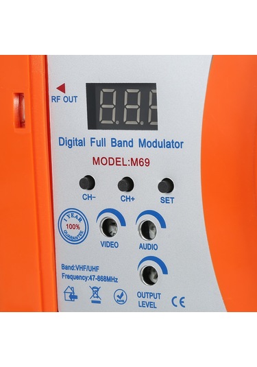 E3300c-eu Kompakt Rf Modülatör Ses Video Tv Dönüştürücü Rhf Uhf Eu Plug