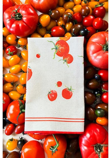 Rakle x Bengi Kurtcebe Pomodoro 2'li Peçete 45x45 cm