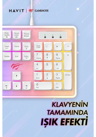 Havit Gamenote KB876L Oyuncu Klavyesi