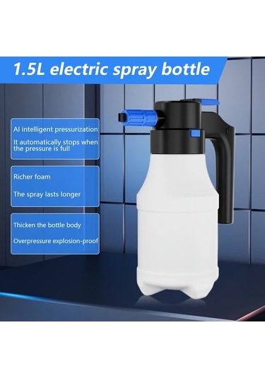 Topshop1 Elektrikli 1 5 Litrelik Puskurtucu Araba Yikama Kopuk Sprey Kutusu Yuksek Basincli Ozel Fan Hava Basinci Genel