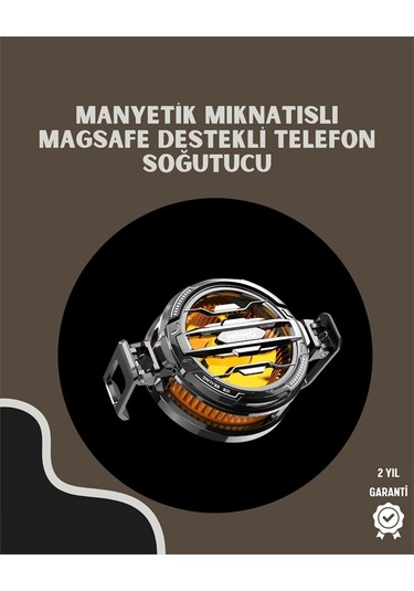 Tüm Telefonlarla Uyumlu Kompakt Soğutucu Yüksek Performanslı Hızlı Soğutma