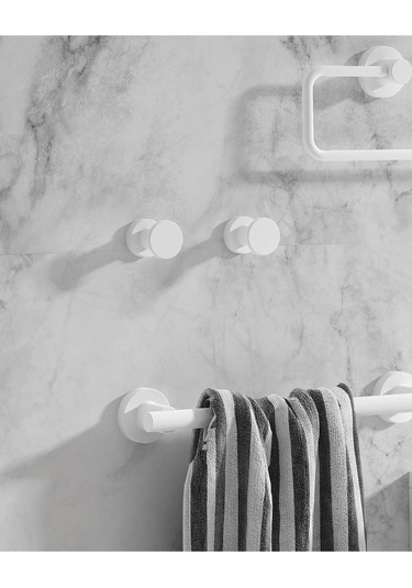 Tecno White Askı, 3.5cm - Mat Beyaz Mat Beyaz