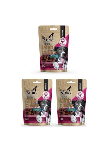 Dog Lamb Cubes 3x80gr. Kuzu Etli, Köpek Ödül Maması