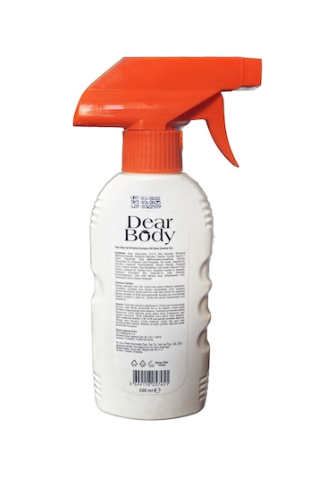 Dear Body Kids Koruyucu Güneş Kremi Sprey SPF50 200 ML