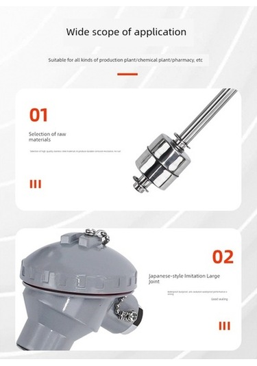 Trendooze 304 Paslanmaz Çelik Sıvı Seviye Sensörü - 150mm Tek Şamandıra - Yurt Dışından