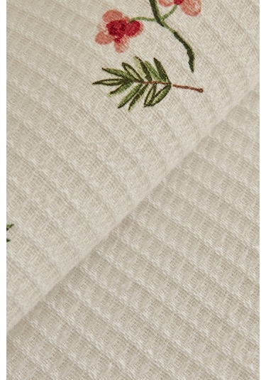 Karaca Home Silvie %100 Pamuk Tek Kişilik Pike Takımı Kırmızı Kırmızı