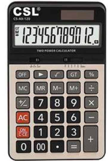 Csl Cs-ax-120 12 Hane Masa Tipi Hesap Makinesi Diğer