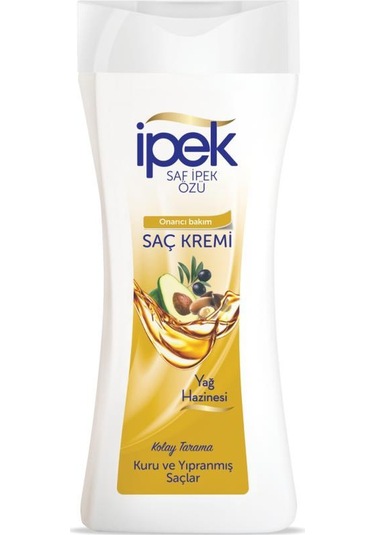 İpek Kuru ve Yıpranmış Saçlar Için Yağ Hazinesi Saç Kremi 450ML