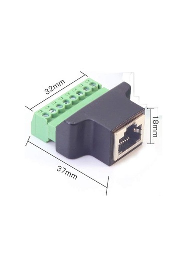 Rj45 Cat. 5/cat. 6 Klemensli Jack - Dişi