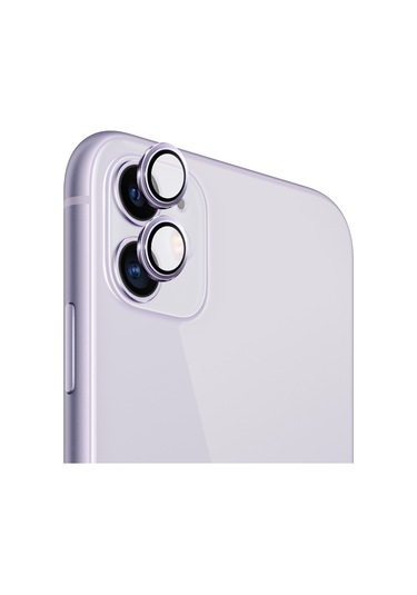 Safeus Safir Temperli Kamera Lens Koruyucu, Apple Uyumlu iPhone 11 İle Mor