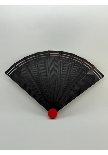 Yelpaze Serinleten Tasarımlar- Kırmızı Siyah