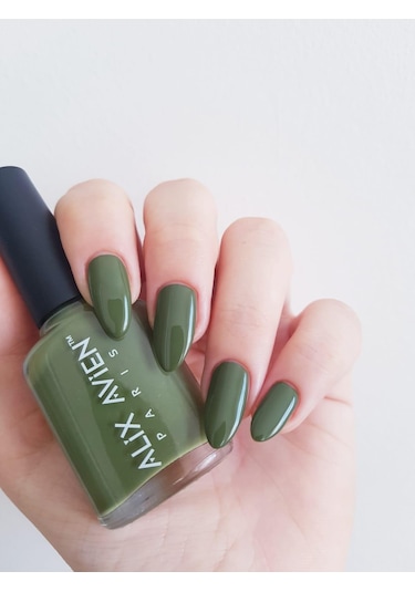Alix Avien Yeşil Oje 109 Yüksek Pigmentli Uzun Süreli Kalıcılık Hızlı Kuruma Nail Lacquer 109